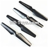 JJRC H31 H31C H31W Spare Parts-03 Propellers,Main rotor blades(4pcs)-Black,JJRC H31 H31C H31W RC Quadcopter Drone Spare Parts Replacement Accessories
