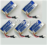 JJRC H31 H31C H31W Spare Parts-23 Official 3.7V 400MAH Battery(5pcs),JJRC H31 H31C H31W RC Quadcopter Drone Spare Parts Replacement Accessories