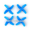 JJRC H36 Spare Parts-03 Propellers,Main rotor blades(4pcs)-Blue,JJRC H36 RC Quadcopter Drone Spare Parts Replacement Accessories