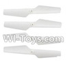 JJRC H37 Spare Parts-03-01 Main rotor blades,Propellers(4pcs)-White,JJRC H37 RC Quadcopter Drone Spare Parts Replacement Accessories,H37 ELFIE Pocket Selfie Drone Parts