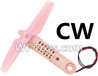 JJRC H37 Spare Parts-09 Rotating motor Arm unit(1 Set-CW)-Include the Motor,Propellers,Main gear,and Arm-Pink,JJRC H37 RC Quadcopter Drone Spare Parts Replacement Accessories,H37 ELFIE Pocket Selfie Drone Parts