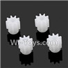 JJRC H37 Spare Parts-12-01 Smll motor gear(4pcs)-8 Teeth,JJRC H37 RC Quadcopter Drone Spare Parts Replacement Accessories,H37 ELFIE Pocket Selfie Drone Parts