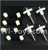 JJRC H37 Spare Parts-14-01 Small motor gear(4pcs) & Main gear with shaft(4pcs),JJRC H37 RC Quadcopter Drone Spare Parts Replacement Accessories,H37 ELFIE Pocket Selfie Drone Parts