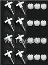 JJRC H37 Spare Parts-14-02 Small motor gear(12pcs) & Main gear with shaft(8pcs),JJRC H37 RC Quadcopter Drone Spare Parts Replacement Accessories,H37 ELFIE Pocket Selfie Drone Parts