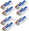 JJRC H37 Spare Parts-17-03 3.7V 500mAh Battery(6pcs),JJRC H37 RC Quadcopter Drone Spare Parts Replacement Accessories,H37 ELFIE Pocket Selfie Drone Parts