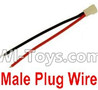 JJRC H37 Spare Parts-23 Male Plug Wire for the Battery(1pcs),JJRC H37 RC Quadcopter Drone Spare Parts Replacement Accessories,H37 ELFIE Pocket Selfie Drone Parts