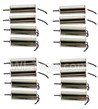 JJRC H6 H6C H6D Parts-12 Main motor with Black and White Wire(8pcs-(CW) & Main motor with Red and Blue wire(8pcs-CCW) For JJRC H6 H6C H6D Drone,RC Quadcopter spare parts