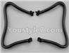 JJRC H8C H8D Parts-25 Landing skid,Tripod(2pcs)-Black For JJRC H8C H8D Quadcopter Parts,Drone parts,Camera spare parts