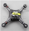 JJRC H8C H8D Parts-26 Upper and bottom shell cover,Canopy-Black For JJRC H8C H8D Quadcopter Parts,Drone parts,Camera spare parts