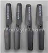 JJRC H8C H8D Parts-28 Propellers,Main rotor blades(4pcs)-Black For JJRC H8C H8D Quadcopter Parts,Drone parts,Camera spare parts