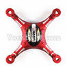 JJRC H8C H8D Parts-38 Upper and bottom shell cover,Canopy-(Red) For JJRC H8C H8D Quadcopter Parts,Drone parts,Camera spare parts