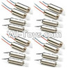 JJRC H9D H9W Parts-21 rotating Motor with red and Blue wire(8pcs) & Reversing-rotating Motor with Black and white wire(8pcs) For JJRC H9 H9D H9W Quadcopter Spare parts,RC drone Parts,2.4G UFO Parts