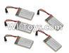 JJRC H9D H9W Parts-32 3.7V 650MAH Battery(5pcs) For JJRC H9 H9D H9W Quadcopter Spare parts,RC drone Parts,2.4G UFO Parts
