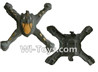 Lead Honor LH-X14 X14C X14DV X14WF Parts-03 Upper and bottom shell cover,Canopy-Black,Lead Honor LH-X14 X14C X14DV X14WF RC Quadcopter Drone Spare Parts Accessories,LH-X14 Replacement parts