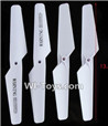 Lead Honor LH-X14 X14C X14DV X14WF Parts-04 Propellers,Main blades(4pcs)-White,Lead Honor LH-X14 X14C X14DV X14WF RC Quadcopter Drone Spare Parts Accessories,LH-X14 Replacement parts