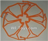 Lead Honor LH-X14 X14C X14DV X14WF Parts-12 Outer protect frame(4pcs)-Orange,Lead Honor LH-X14 X14C X14DV X14WF RC Quadcopter Drone Spare Parts Accessories,LH-X14 Replacement parts