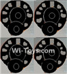 Lead Honor LH-X14 X14C X14DV X14WF Parts-25 Upper Motor protect cover(4pcs)-Black,Lead Honor LH-X14 X14C X14DV X14WF RC Quadcopter Drone Spare Parts Accessories,LH-X14 Replacement parts