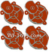 Lead Honor LH-X14 X14C X14DV X14WF Parts-28 Motor seat cover(4pcs)-Orange,Lead Honor LH-X14 X14C X14DV X14WF RC Quadcopter Drone Spare Parts Accessories,LH-X14 Replacement parts