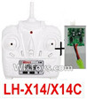 LH-X14 X14C Parts-41 Transmitter and Circuit baord(Can only be used for LH-X14 or LH-X14C Quadcopter),Lead Honor LH-X14 X14C X14DV X14WF RC Quadcopter Drone Spare Parts Accessories,LH-X14 Replacement parts