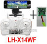 LH-X14WF Parts-43 Transmitter and Circuit baord(Can only be used for LH-X14WF Quadcopter)-(Not include the Mobiel phone),Lead Honor LH-X14 X14C X14DV X14WF RC Quadcopter Drone Spare Parts Accessories,LH-X14 Replacement parts