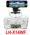 LH-X14DV Parts-46 Transmitter (Can only be used for LH-X14WF Quadcopter,Not include the MObiel phone),Lead Honor LH-X14 X14C X14DV X14WF RC Quadcopter Drone Spare Parts Accessories,LH-X14 Replacement parts