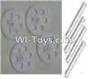 Lead Honor LH-X15 X15C X15WF Spare Parts-11 Main gear(4pcs) & Gear shaft for the main gear(4pcs),Lead Honor LH-X15 X15C X15DV X15WF RC Quadcopter Drone Spare Parts Accessories,LH-X15 Replacement parts