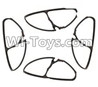LH-X10 X10C X10WF Parts-18 Outer protect frame(4pcs)-Black For Lead Honor LH-X10 LH-X10C LH-X10WF Quadcopter parts rc drone parts