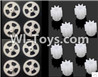 LH-X10 X10C X10WF Parts-46 Big Main gear(8pcs) & Small gear for the Main motor(8pcs)-9 Teeth For Lead Honor LH-X10 LH-X10C LH-X10WF Quadcopter parts rc drone parts
