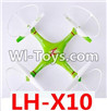 LH-X10 Parts-53 BNF for LH-X10 Quadcopter-(Green)(Only the Quadcopter,No Camera unit,No battery,No charger,No transmitter)