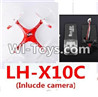 Lead Honor LH-X10C Parts-55 BNF for LH-X10C Quadcopter-(Red)(Only the Quadcopter body and camera unit ,Not include the battery,No Transmitter,No charger)