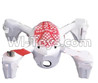 LH-X2 Parts-01 Upper and bottom shell cover,Canopy-White For Lead Honor LH-X2 RC Quadcopter parts,LiHuang rc drone parts