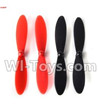 LH-X2 Parts-03 Main rotor blades,Propellers(4pcs)-2X Red And 2x Black For Lead Honor LH-X2 RC Quadcopter parts,LiHuang rc drone parts