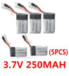 LH-X2 Parts-13 Official 3.7v 250mah battery(5pcs) For Lead Honor LH-X2 RC Quadcopter parts,LiHuang rc drone parts