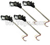 Lead Honor LH-X3 X3C Parts-07 Whole motor unit(4pcs)-(Include the Motor seat,Motor cover,Main gear with hollow pipe,bearing,Steel Pipe ) For the LiHuang X3 X3C rc Quadcopter parts,rc drone parts,rc helicopter parts