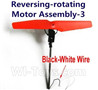 lead Honor LH-X4 X4C Parts -14 Reversing-Rotating Motor Assembly-3 with Red Blade(The motor wire is Black and White wire) For Lead Honor LH-X4 Quadcopter parts rc drone parts