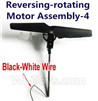 lead Honor LH-X4 X4C Parts -15 Reversing-Rotating Motor Assembly-4 with Black Blade(The motor wire is Black and White wire) For Lead Honor LH-X4 Quadcopter parts rc drone parts