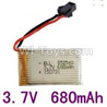 lead Honor LH-X4 X4C Parts -27 Upgrade 3.7v 680mah battery-Fly more time,more power(1pcs) For Lead Honor LH-X4 Quadcopter parts rc drone parts