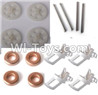LH-X6 X6C X6DV Parts -06 Motor seat(4pcs) & Main gear(4pcs) Main shaft for the Main gear(4pcs) & Copper ring(4pcs) For Lead Honor Quadcopter rc drone parts