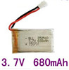 LH-X8 X8C X8DV X8WF Parts-22 Upgrade 3.7v 680mah battery-Fly more time,more power(1pcs) For Lead Honor LH-X8 LH-X8C LH-X8DV LH-X8WF Quadcopter parts rc drone parts