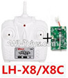 LH-X8 X8C Parts-33 LH-X8 LH-X8C Transmitter and Circuit baord(Can only be used for LH-X8 or LH-X8C Quadcopter)