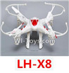 LH-X8 Parts-47 BNF for LH-X8-Red(Only the Whole LH-X8 Quadcopter,No battery,No transmitter,No charger)