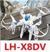 LH-X8DV Parts-51 BNF for LH-X8DV-Blue(Only the Whole LH-X8DV Quadcopter,Include the camera,No battery,No transmitter,No charger)