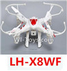 LH-X8WF Parts-52 BNF for LH-X8WF-Red(Only the Whole LH-X8WF Quadcopter,Include the camera,No battery,No transmitter,No charger)
