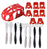 Lead Honor LH-X9 Parts -01 Upper shell cover & Upper and bottom motor cover(8pcs) & Blades(8pcs)-Red For LiHuang LH-X9 Quadcopter parts rc drone parts