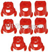 Lead Honor LH-X9 Parts -09 Upper motor cover(4pcs) & Bottom motor cover(4pcs)-Red For LiHuang LH-X9 Quadcopter parts rc drone parts