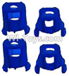 Lead Honor LH-X9 Parts -13 Upper motor cover(2pcs) & Bottom motor cover(2pcs)-Blue For LiHuang LH-X9 Quadcopter parts rc drone parts