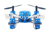 Lead Honor LH-X9 Parts -27 BNF-Blue(Only the Quadcopter,No battery,No USB Charger,No transmitter) For LiHuang LH-X9 Quadcopter parts rc drone parts