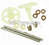 MJX X102H X102 Spare Parts-11 Main gear(2pcs) & Copper ring(4pcs) & Steel Pipe(2pcs) & Copper sleeve(2pcs),MJX X102H RC Quadcopter Drone Spare Parts Replacement Accessories