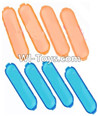 MJX X102H X102 Spare Parts-17 transparent member,lampshade(4pcs Orange,4pcs Blue),MJX X102H RC Quadcopter Drone Spare Parts Replacement Accessories