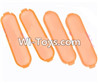 MJX X102H X102 Spare Parts-18 transparent member,lampshade(4pcs Orange),MJX X102H RC Quadcopter Drone Spare Parts Replacement Accessories